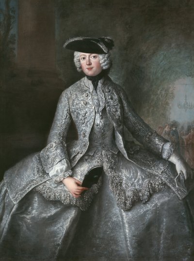 Princess Amalie of Prussia (1723-1787) as an Amazon by Antoine Pesne